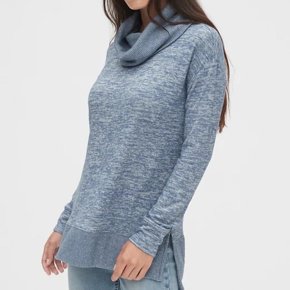 GAP Softspun Cowl-Neck Top